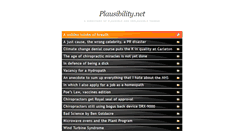 Desktop Screenshot of plausibility.net