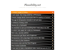 Tablet Screenshot of plausibility.net